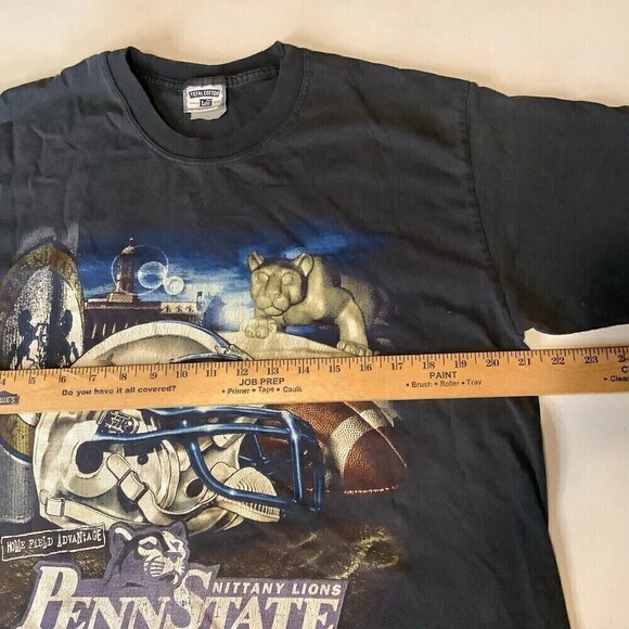 Vintage Penn State Nittany Lions Home Field Advantage T-shirt Lee NO Size Tag - Picture 9 of 9